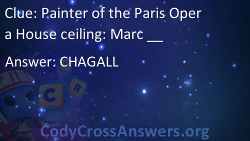 Painter Of The Paris Opera House Ceiling Marc Answers