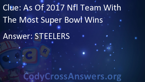 As Of 2017 Nfl Team With The Most Super Bowl Wins Answers