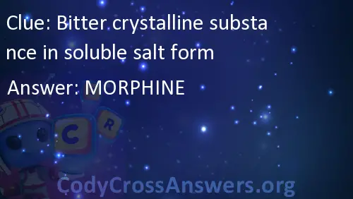 crystalline substance