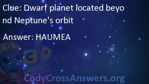 Dwarf Planet Located Beyond Neptunes Orbit Answers
