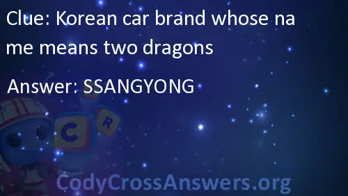 Korean car brand whose name means two dragons