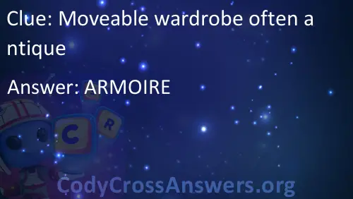 Moveable Wardrobe Often Antique Answers Codycrossanswers Org