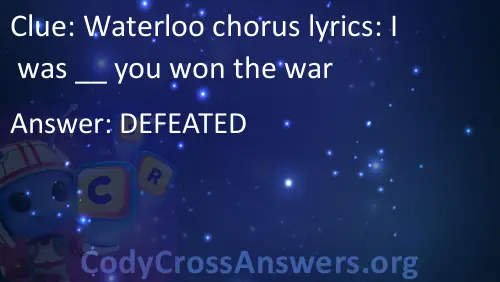 waterloo lyrics